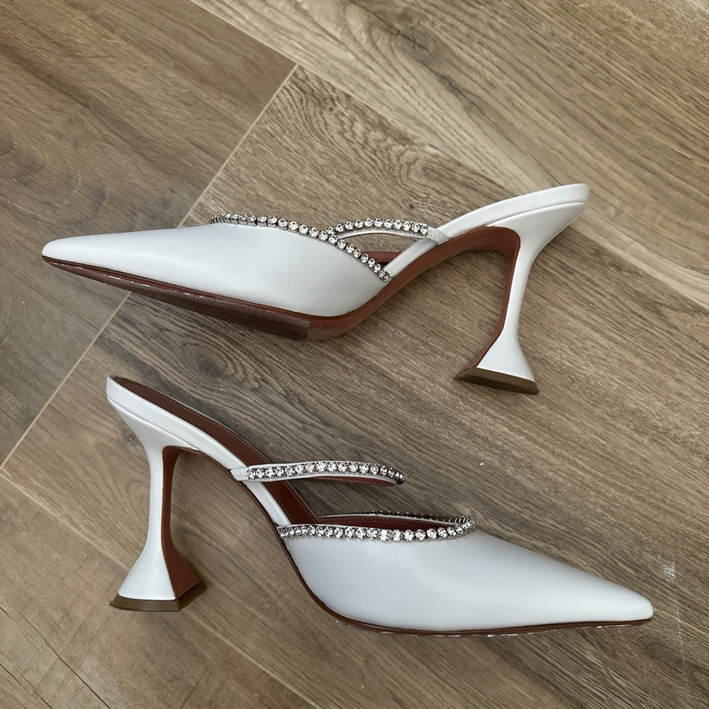 Amina Muaddi - Gilda embellished heels